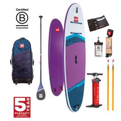 Red Paddle Co Ride Purple 10'6" x 32" x 4.7" MSL + Red Paddle Co 100% Carbon 3pcs SUP Set 2025