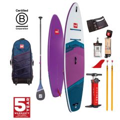 Red Paddle Co Sport Purple 11'3" x 32" x 4.7" MSL + Red Paddle Co 100% Carbon 3Pcs Paddle 2025